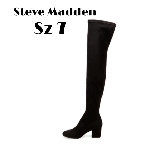 STEVE MADDEN ISAAC OVER THE KNEE BOOT.  Sz 7.